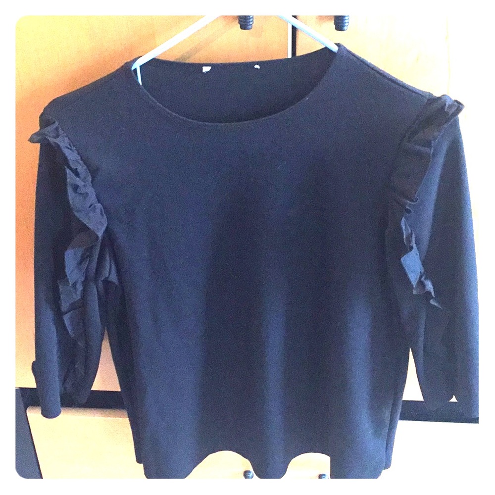 Zara ruffle top